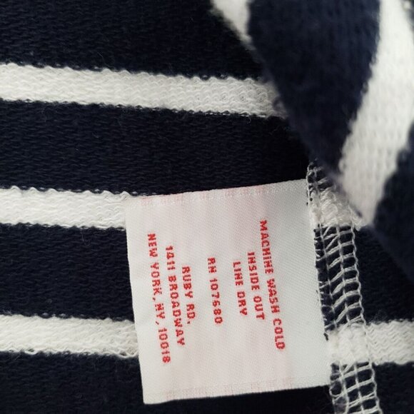 Ruby Rd Beaded Stripe Cardigan Nautical Preppy Cotton Open Front Womens Size XL - Picture 6 of 10